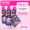 Pack 3 Perfume en polvo Bioex Ultra x 1680g